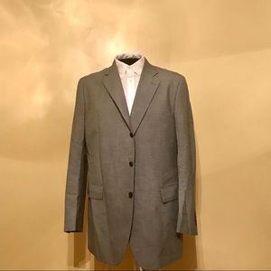 Kings’ Court 44L (Tall) Men’s Gray Blazer